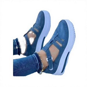Summer Autumn New Large Size Women's Light Weight Breathable Thick Sole Hollowed Out Cushioning Hard-Wearing Athleisure Shoes - Product Image 2
