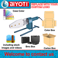 Biyoti BYT-PPR03 Outil de fusion à chaud polyvalent 800W, machine de fusion par emboîtement à température constante pour la réparation de conduites d'eau