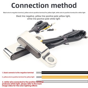 Clignotant modifié pour trottinette électrique, 12V, bicolore, en alliage d'aluminium - Product Image 4