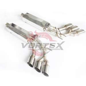 Puntas de escape con válvula Vortex Catback, tubos de escape de acero inoxidable W464 para Mercedes-Benz G63 AMG W464, pulido espejo - Product Image 5