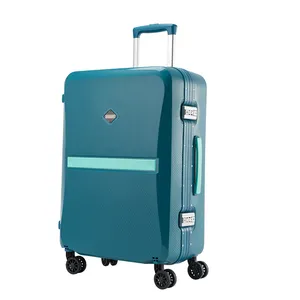 20 pollici 24 pollici 28 pollici PP bagaglio da viaggio leggero 3 pezzi set di valigie moda valigia trolley laterale rigida