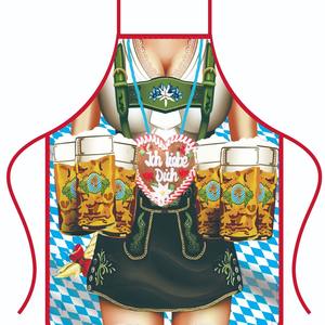 Delantal divertido Super Muscle Kitchen Hombre Mujer Delantales de cocina Oktoberfest Delantal bávaro Adulto Cozinha Tablier Cocina Pinafore - Product Image 4