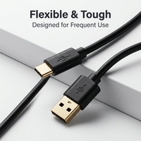 Cable USB-C, Cable USB-A Macho a Tipo-C Macho, Cable de Carga Rápida, Color y Logotipo Personalizados