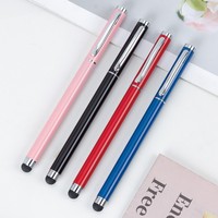 Stylet tactile en métal, stylo capacitif universel pour smartphones et tablettes, stylo promotionnel pour bureau, pointe neutre