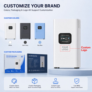 Routeur CPE 5G Gigabit OLAX G5080 AX1800 Double SIM et 2 ports LAN Wi-Fi 6 Double Bande VPN Modem Intérieur Débloqué 5G SA/NSA Routeur WiFi 5G - Product Image 5