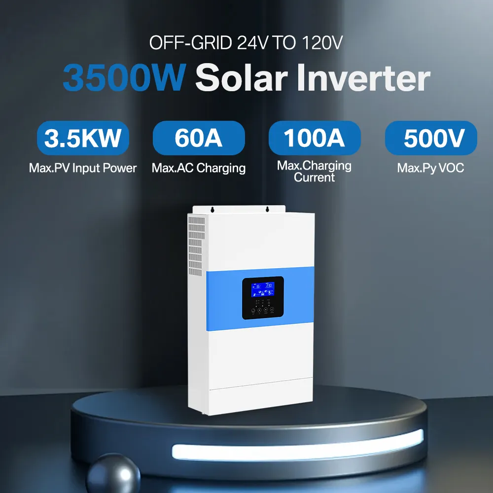 3.5KW 5.5KW Mppt Solar Power Inverter 24V Dc To 220V Ac Solar 48V Off Grid Mppt Pure Sine Wave Hybrid Solar Inverter