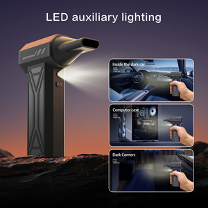 Siêu điện LCD hiển thị 2 trong 1 chân không Blower cắm trại fanturbine <span class=keywords><strong>Fan</strong></span> Blower cầm tay 110000 vòng/phút Mini <span class=keywords><strong>Turbo</strong></span> <span class=keywords><strong>fan</strong></span> đối với xe - Product Image 3