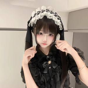 Accesorios para el Cabello de Niña DREAM FASHION, Estilo Lolita Comic-Con, Multiusos, Lazo de Tela para Mujer, Diadema con Orejas de Gato, Pasador para el Cabello - Product Image 3