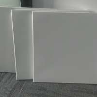 Plafond en aluminium perforé sur mesure, à clipser, pour la réduction du bruit dans les salles de classe, les gymnases