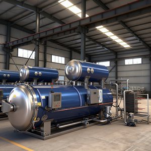 Nuevo <span class=keywords><strong>esterilizador</strong></span> <span class=keywords><strong>de</strong></span> alimentos Autoclave <span class=keywords><strong>de</strong></span> baño <span class=keywords><strong>de</strong></span> agua automático Tastech para restaurantes, carne, alimentos enlatados, granjas, componentes centrales, bomba PLC - Product Image 2