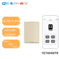 Receptor Inteligente YET404WTR TUYA APP WIFI AC/DC 9~24V 4CH, Control Remoto, Controlador Inteligente Wifi