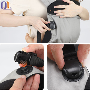 Conjunto de portabebés recién nacido de alta calidad, <span class=keywords><strong>mochila</strong></span> <span class=keywords><strong>canguro</strong></span> infantil con asiento de cadera frontal, marco de plástico, cuidado de la Honda del bebé - Product Image 5