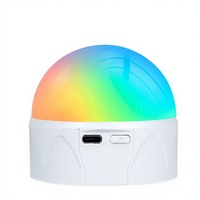 Ampoule LED intelligente RBG A60, culot E27, contrôle par application à distance, WiFi domestique, effets RGB, lumière SMD, CRI90, DC/AC, plastique, usage résidentiel