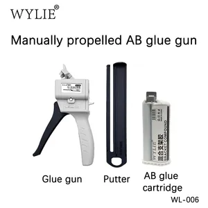 WYLIE WL-006 Push-Type Manual AB Glue Gun 10:1 Ratio for <strong>Mobile</strong> Phone Repair Glue Dispensing Rapid Glue <strong>Application</strong> <strong>Tool</strong> - Product Image 4