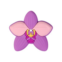 Perles en silicone florales pour la fabrication de bracelets de téléphone, colliers et accessoires de bijouterie ; Perles en gel de silicone en forme de camélia pour loisirs créatifs