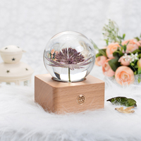 Chaîne décorative en bois clair, nouveau, usine chinoise, pour noël, décoration, cadeau en boule de résine, base en bois, veilleuse, haut-parleur, boîte à musique