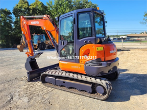 Mini-excavatrice de marque supérieure U57-4 d'occasion avec de bonnes performances, poids opérationnel de 5 tonnes, dotée de composants essentiels du moteur et de la pompe - Product Image 2