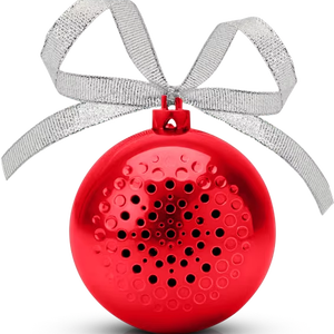 Haut-parleur de Noël d'origine avec chansons de Noël intégrées, portable, avec corde de suspension, logo personnalisé, parfait pour les cadeaux de Noël - Product Image 1