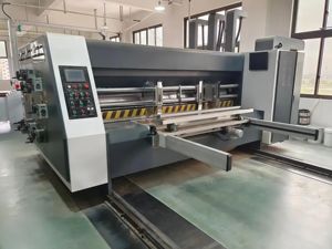 Macchina Flessografica Semiautomatica di Alta Qualità a 2 Colori per Stampa, Fustellatura e Scanalatura di Scatole in Cartone Ondulato per <span class=keywords><strong>Pizza</strong></span> - Product Image 2