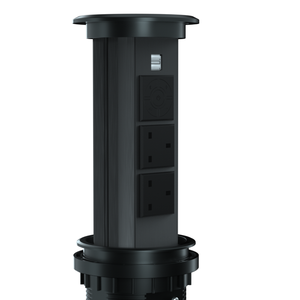 KNOSPE <span class=keywords><strong>Prise</strong></span> de courant intelligente multi-prises pour îlot de <span class=keywords><strong>cuisine</strong></span>, usage commercial, 2 prises USB - Product Image 2