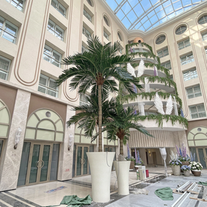 4m grands <span class=keywords><strong>faux</strong></span> palmiers plante arbre extérieur grande fausse plante ignifuge date <span class=keywords><strong>palmier</strong></span> <span class=keywords><strong>faux</strong></span> cocotiers artificiels - Product Image 4