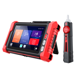 NOYAFA NF IPC728HSO เครื่องทดสอบกล้องวงจรปิด HD ขนาด 8 นิ้ว พอร์ต PoE กิกะบิตคู่ ONVIF อัตโนมัติสำหรับการทดสอบอินพุตเอาต์พุต TDR เคเบิลแทรคเกอร์ - Product Image 1