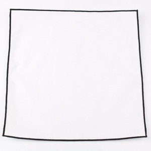 Mouchoir en coton de style ensoleillé pour hommes, pochette blanche carrée colorée, serviette décontractée 23*23cm - Product Image 2