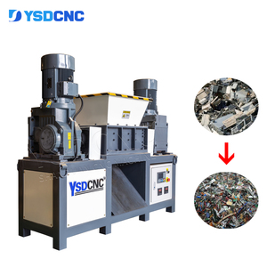 Mini đôi trục phế liệu kim loại Shredder điện tử chất thải phẳng máy tính xách tay máy tính xách tay băm nhỏ Máy - Product Image 1