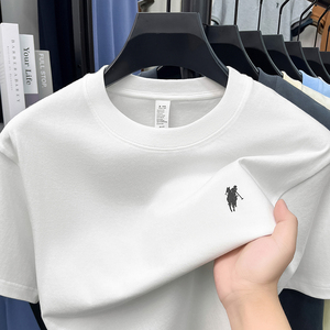 T-shirt Estiva da Uomo Stile Retrò - 100% Cotone Lavorato a Maglia Stampa Casual Stile Basic - 300g - Qualità Superiore - Ingrosso - Product Image 1