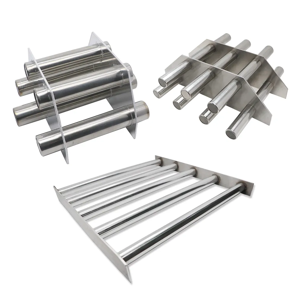 Magnetic filter grate rare earth NdFeB magnet bar with stainless steel rod