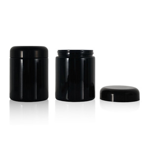 Barattolo in <span class=keywords><strong>Vetro</strong></span> Ultravioletto Nero con Tappo a Vite e Coperchio Moderno, 1000ml 500ml 200ml 100ml 50ml 1.7 Fl Oz - Product Image 6
