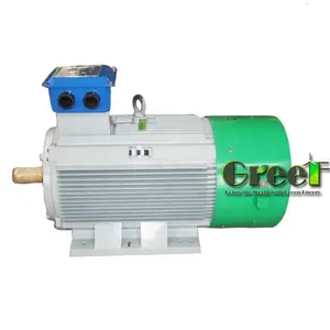 100KW 200KW 300KW Tốc Độ Thấp Nam Châm Vĩnh Cửu Máy Phát Điện, ba Giai Đoạn AC Máy Phát Điện, RPM thấp Alternator