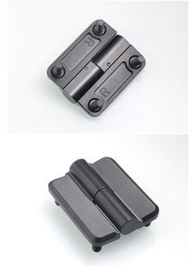 Charnières pour armoire de distribution industrielle en alliage de zinc, charnière à 180 degrés pour boîte de distribution robuste - Product Image 4