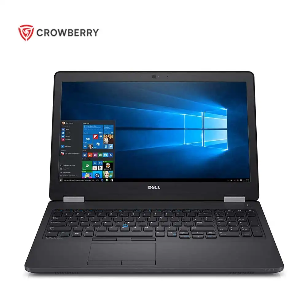 Горячая Распродажа, Ноутбук Б/у E5570 Core i5 6-го поколения, 15,6 дюймов, Win10 для б/у ноутбуков Dell, высокое качество, дешево
