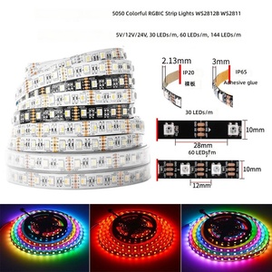 Bande LED RGB programmable 5V, adressable, WS2812B, Epistar, lumière intelligente, 5 mm, ultra-mince, pour drone, UAV, robot, indication de statut - Product Image 4