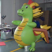 Modèle de dragon gonflable géant personnalisé KeepFuns, personnage de dessin animé gonflable pour événements, publicité, exposition et promotion