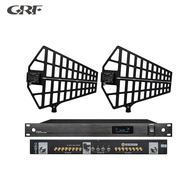 8-Way UHF Antenna Distribution System with Active Directional Antenna
