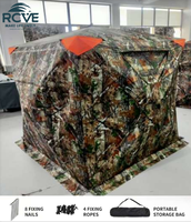 Tente de camouflage imperméable en Oxford à 270 degrés pour la sécurité en plein air, abri de chasse transparent, accessoires de camping pour des chasses sécurisées