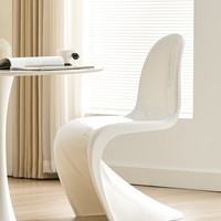 Chaise de salle à manger créative tendance style Alien-Pantone, en acrylique, moderne, minimaliste, non pliable, mobilier de maison