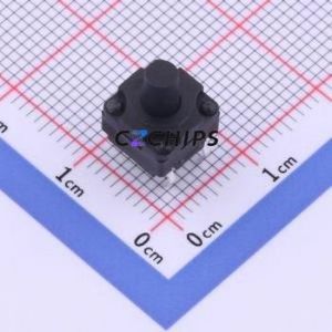 YTS1K0041MBT00 Tactile Switch Through hole Component (THT) Switch 1.8N 8mm 8mm 10mm - Product Image 1