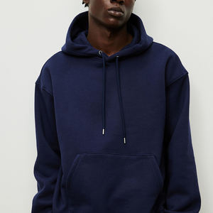 เสื้อฮู้ดสวมหัวสำหรับผู้ชายผ้าฝ้ายโอเวอร์ไซส์แบบลำลองปักโลโก้พิมพ์ลายนูนเสื้อมีฮู้ดผ้าฟลีซธรรมดาสำหรับฤดูหนาวออกแบบ100% ได้ตามต้องการ - Product Image 1