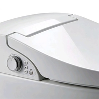 Panneau frontal en acrylique imperméable personnalisé pour toilettes intelligentes, système de contrôle intelligent pour salle de bain