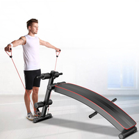 Appareil de fitness d'intérieur multifonctionnel Key Abdominal Muscle Board for Sit-up & Push-up Training fitness bench
