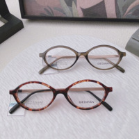 Montura de Gafas Unisex con Patrón Geométrico Moderno, Aro Completo, Popular en Instagram, Versátil, Verde Océano, Ultraligera, para Lectura