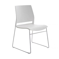 Chaise de conférence simple en plastique épaissi en forme d'arc, idéale pour les bureaux et les immeubles de bureaux - Meilleures ventes