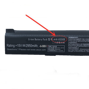 Asus X550E vm590z K450J x450j x751l vm580d Pin máy tính xách tay Pin máy tính xách tay A41-X550E trong kho - Product Image 4