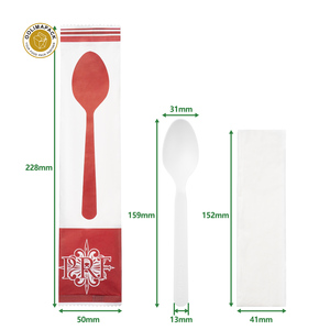 أوانٍ كبيرة للاستعمال مرة واحدة من OOLIMA الأكثر مبيعًا 6-7 بوصة أدوات مائدة كبيرة قابلة للتحلل - Product Image 3