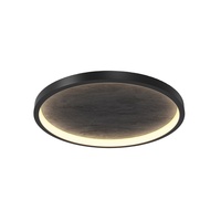 Plafonnier LED moderne en aluminium avec télécommande, CRI 90 élevé, pour salon, salle à manger, chambre, bureau, hall d'entrée, couloir, hôtel