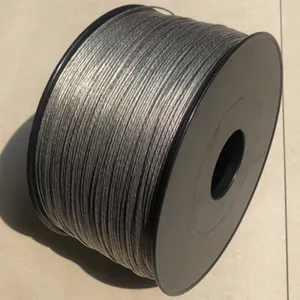 1.6Mm 1000M Trung Quốc Nhà Sản Xuất Chuyên Nghiệp Chất Lượng Cao Bị Mắc Kẹt Nhôm Điện An Ninh Hàng Rào