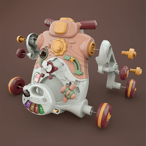 Giocattolo Educativo Musicale Luminoso per Neonati, Tavolo di Attività con Maniglia per Imparare a Camminare, Giochi per Bambini e Bambine - Product Image 5